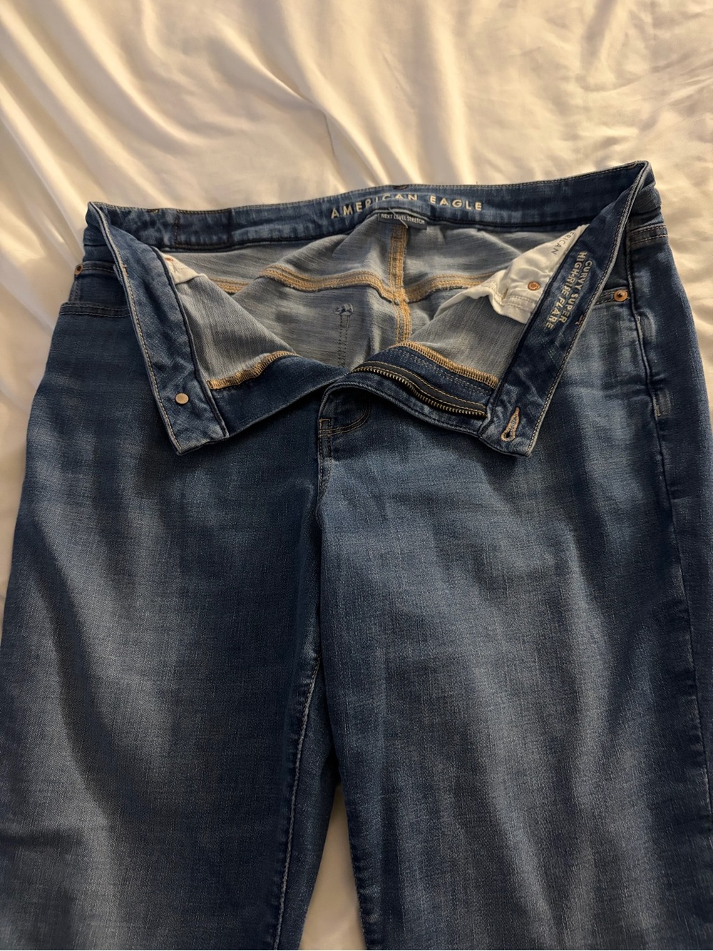 American Eagle Curvy High Rise Flare Jeans